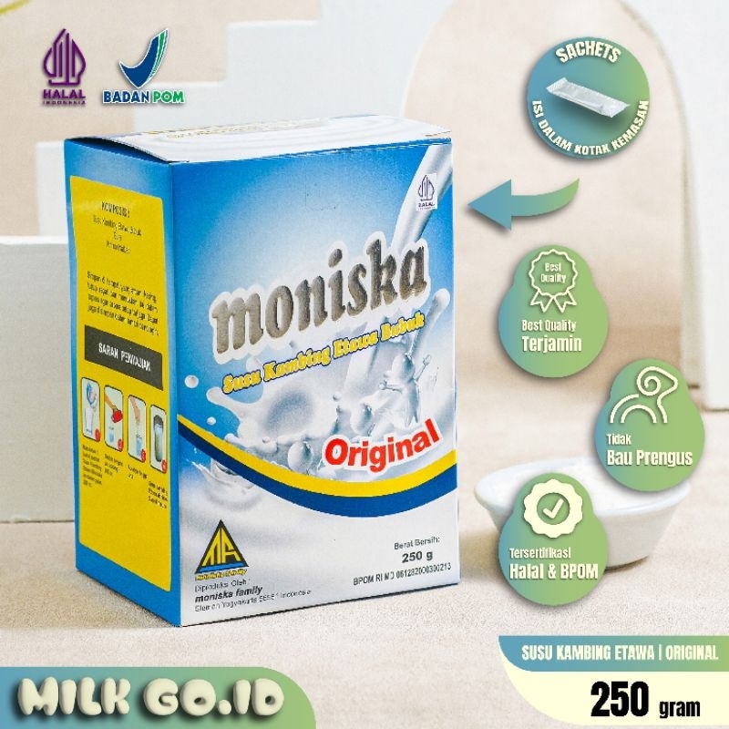 

Moniska Susu Kambing Original Sachet 250g