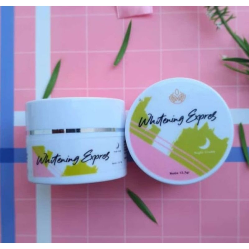 cream malam farmasi whitening express
