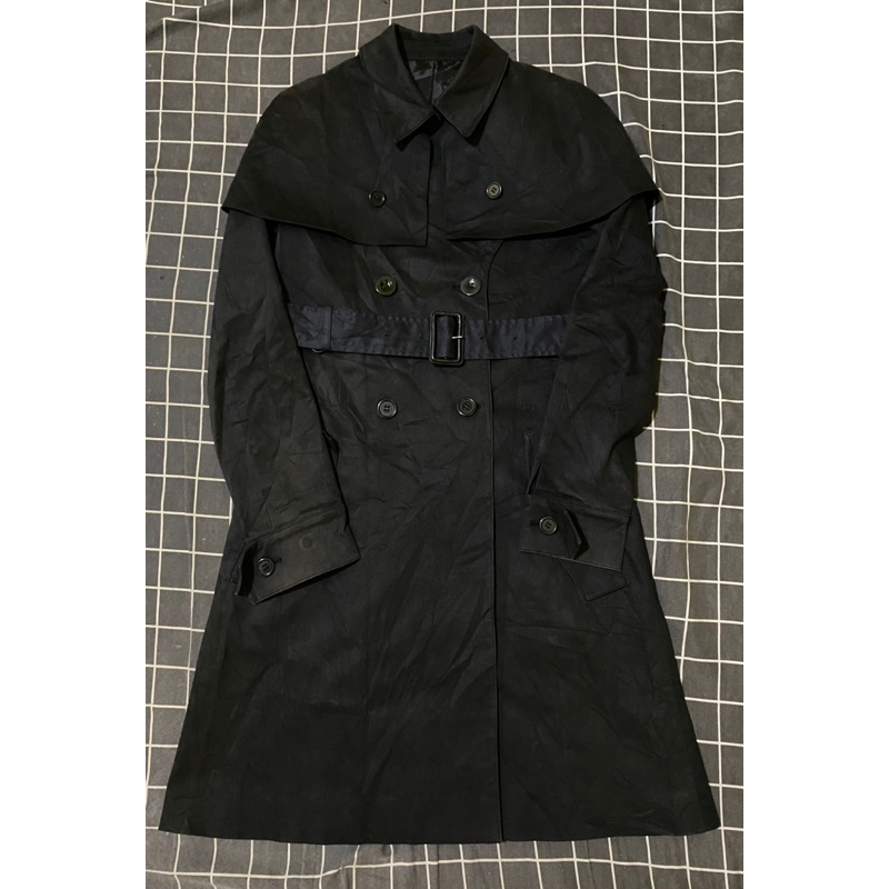 Coat Hitam / Coat branded uniqlo (tag lengkap) / Coat branded