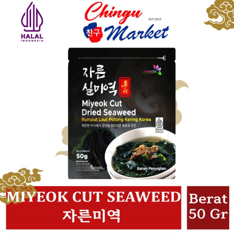

Halal Mijeok Cut Dried Seaweed Rumput Laut Potato Kering Korea