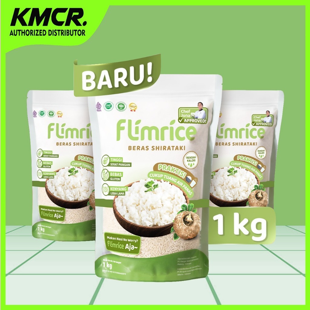 

Flimrice Nasi Shirataki (Nasi Diet) - 1 kg