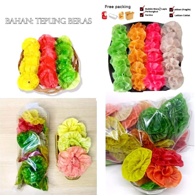 

Kerupuk Dapros / Kembang Rose Mentah / Kembang Rose Warna Grosir