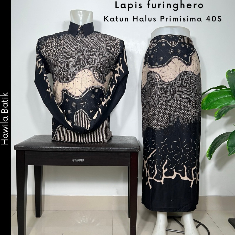 Couple Kemeja Batik dan Rok Span