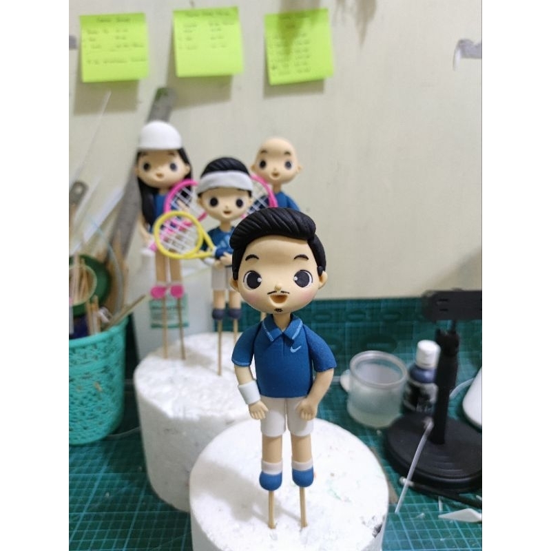 

topper kue ulang tahun custome by fondant
