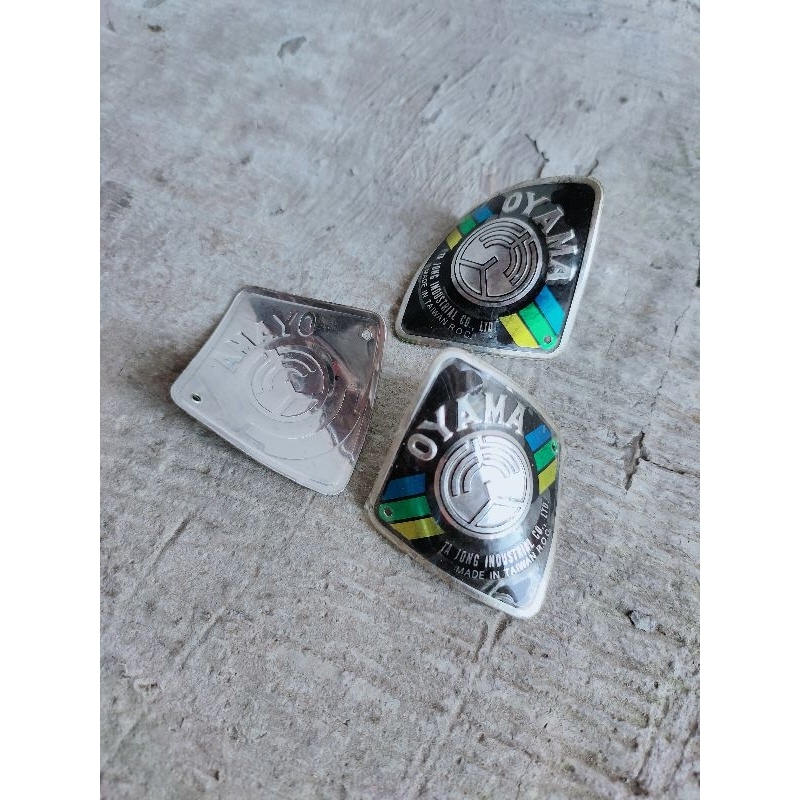 Oyama original NOS made in Taiwan emblem peneng logo sepeda oldschool bmx osbmx oyama taiwan bmx vin