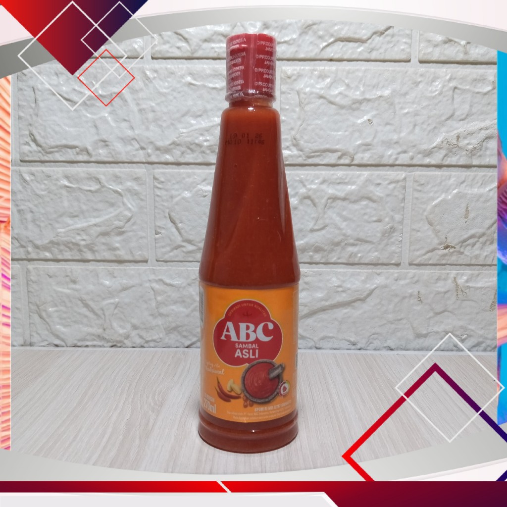 

ABC Sambal Asli Botol 270ml .