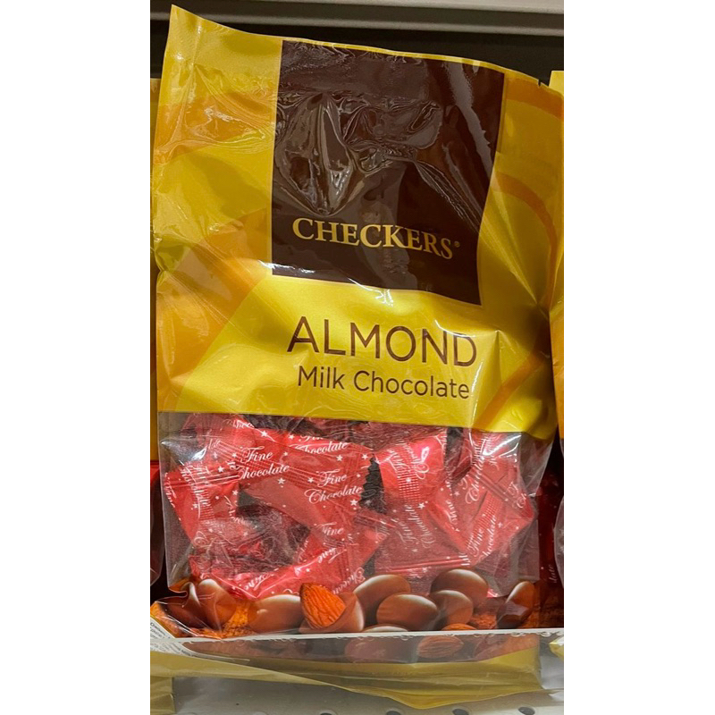 

Coklat Checkers Almond Milk Chocolate 150gram