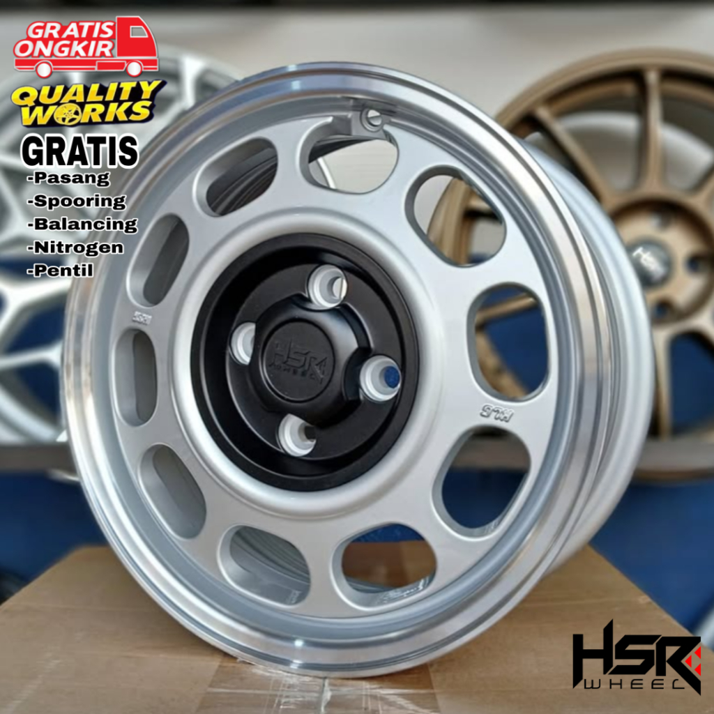 Velg Racing Mobil Wuling Airev Ring 14 Velg Modifikasi Hsr Wheel KLG