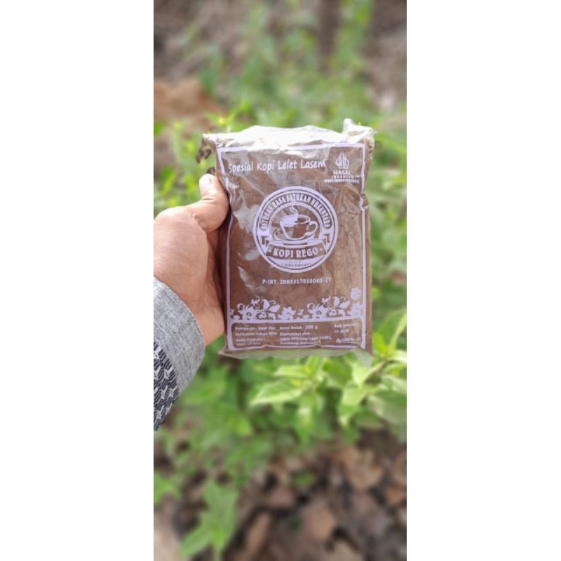 

kopi bubuk lelet asli Lasem original merk Rego isi 200g