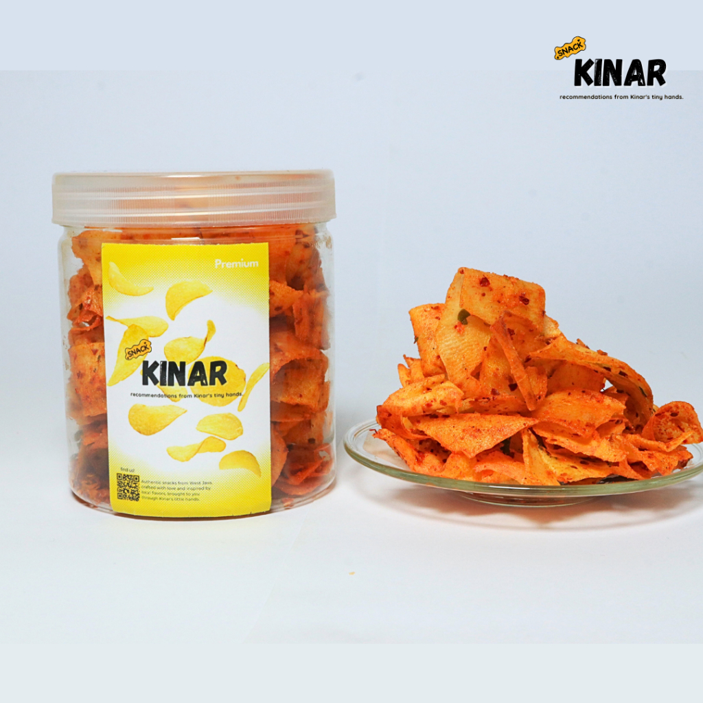 

[TOPLES] Keripik Singkong Keriwil Premium - 600ML/100GR Daun Jeruk Renyahnya Beda, Rasanya Juara!