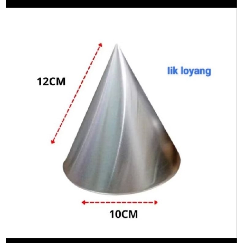 cetakan tumpeng kerucut