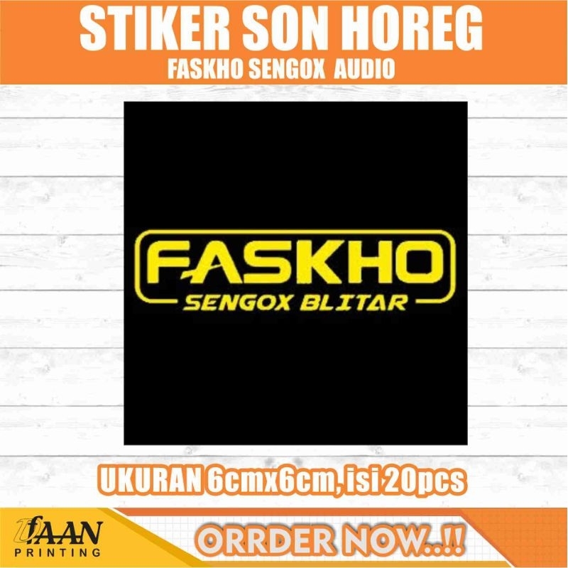 

dfaan ~ STIKER FASKHO SENGOX AUDIO | STIKER SON | STIKER SOUND SYSTEM | STIKER SON HOREG | STIKER VINYL