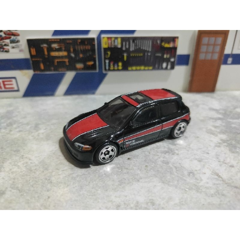 hotwheels loose honda civic eg 90s street scene