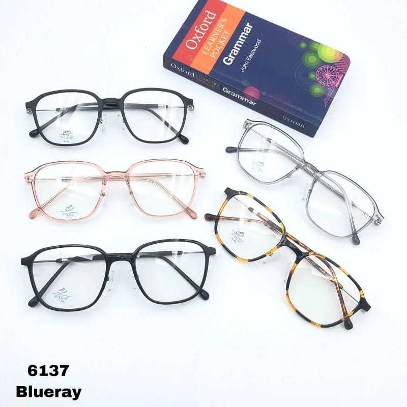 6137 Gratis Paket Kacamata 6137 Lensa Minus Antiradiasi Gaya Korea