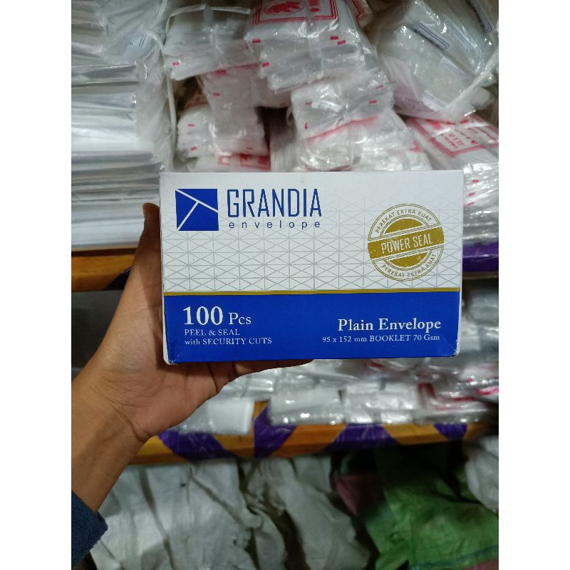 

Amplop putih tipe perekat merek GRANDIA - Amplop Murah