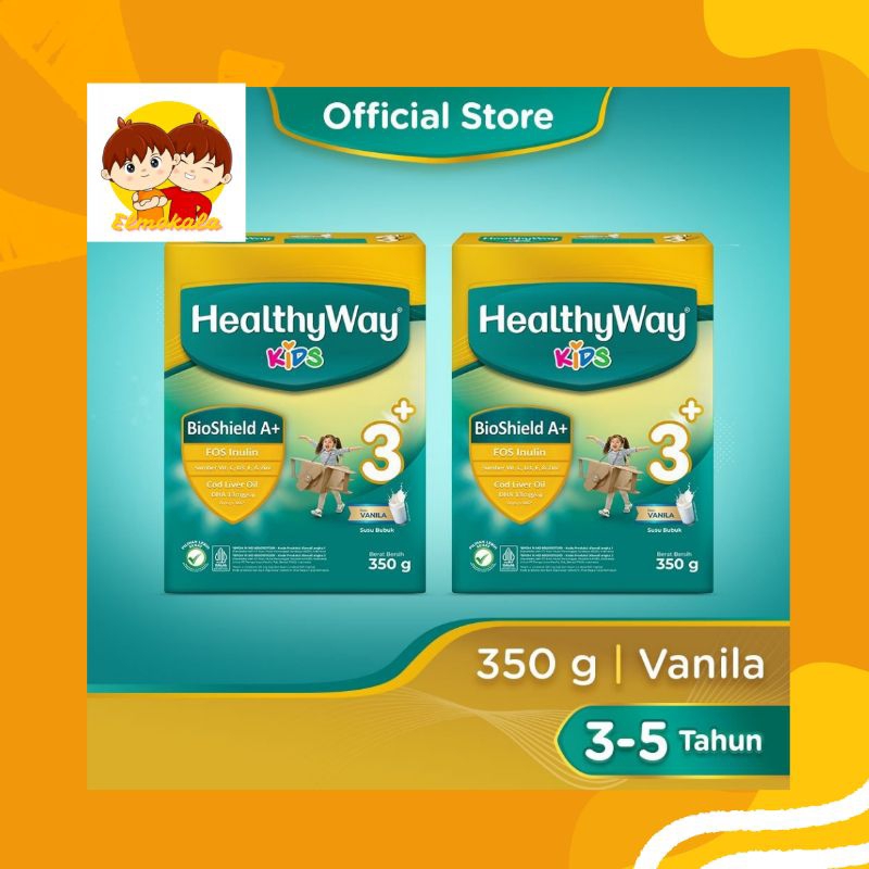 

(2PCS) HEALTHY WAY 3+ MADU VANILA 350G