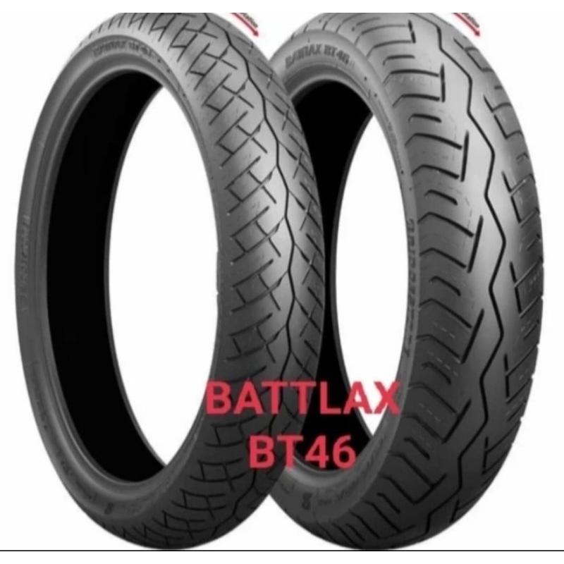PAKETAN BAN LUAR BATTLAX BT 46 UKURAN 110/70-17 DAN 130/70-17 TUBELESS