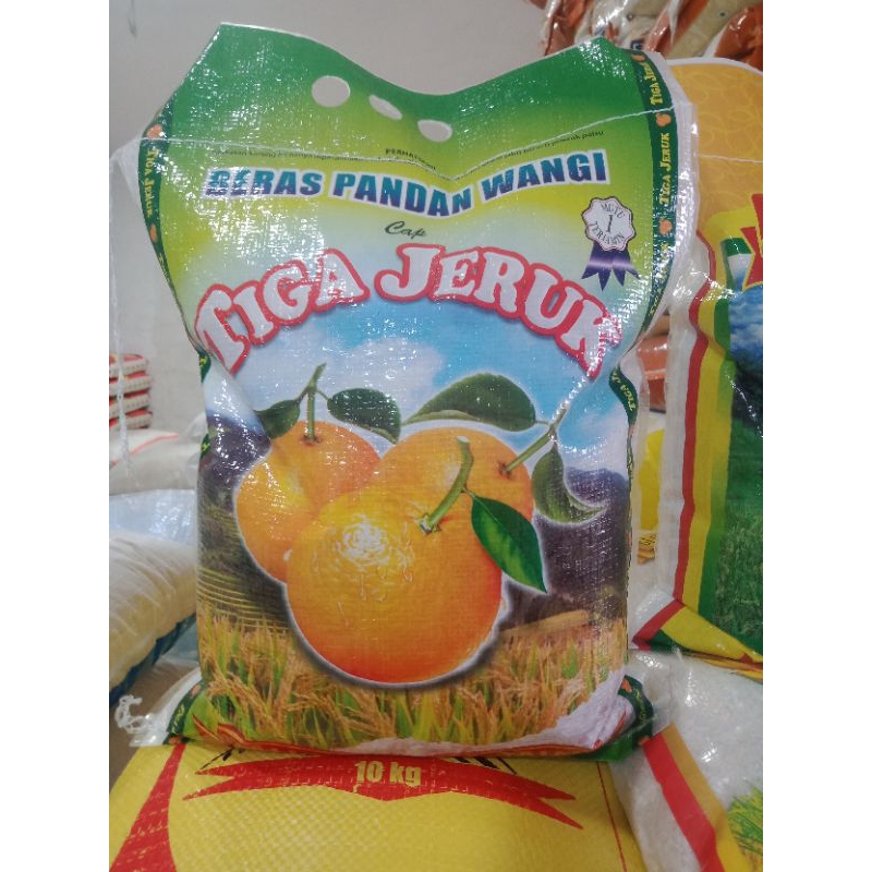 

beras cap merk tiga jeruk 5 kg free ongkir