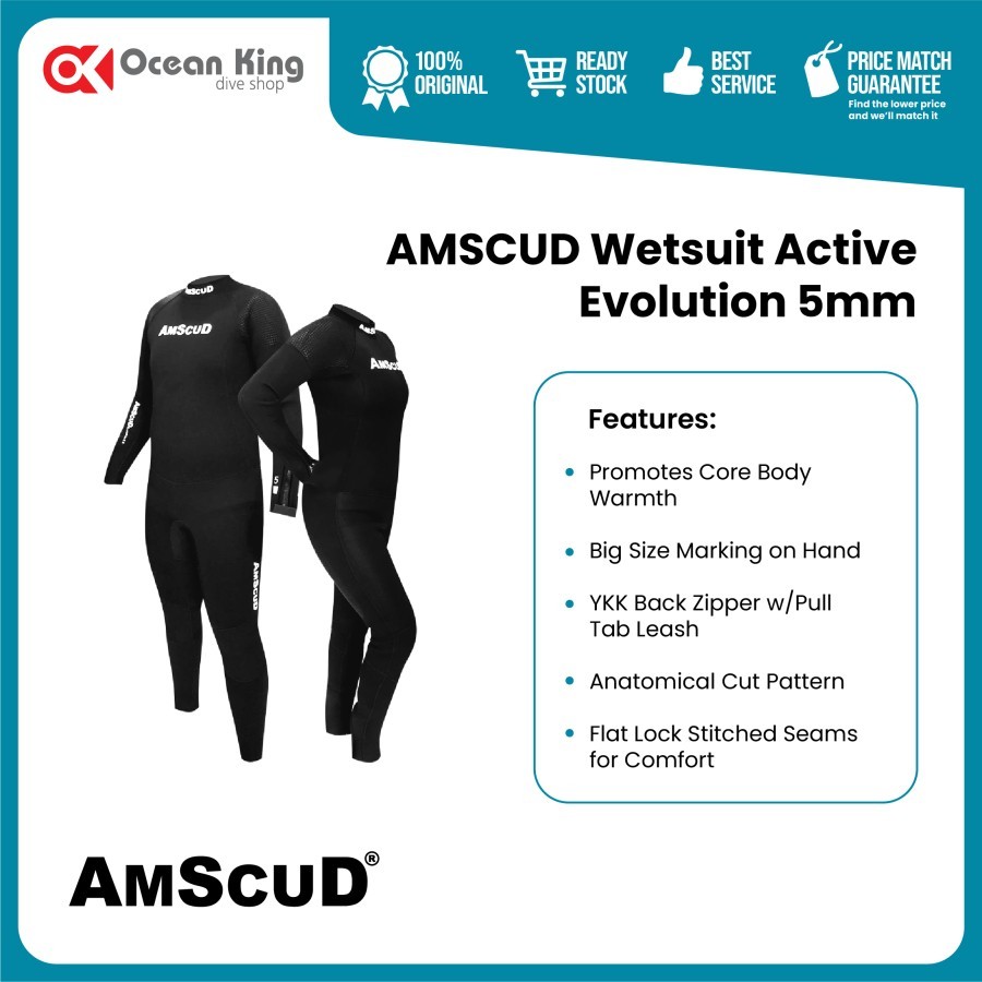 Wetsuit AMSCUD Active Evolution 5mm