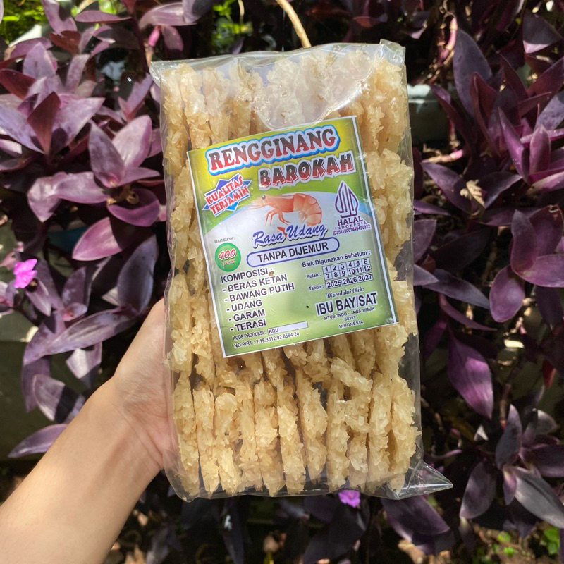 

RENGGINANG UDANG Langsung Goreng Tanpa Jemur isi 40 pcs Renyah 450 gram Bersih nikmat khas Situbondo Mentah by Rengginang Barokah