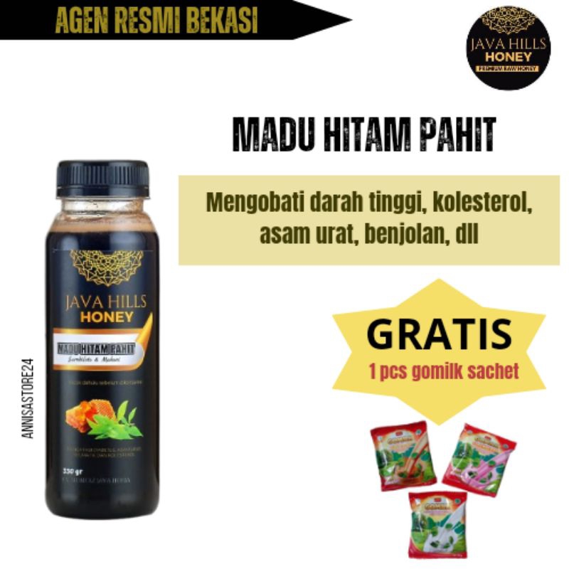 

Madu Hitam Pahit 320gr Javahills Honey - mengobati darah tinggi, kolesterol, asam urat dan benjolan