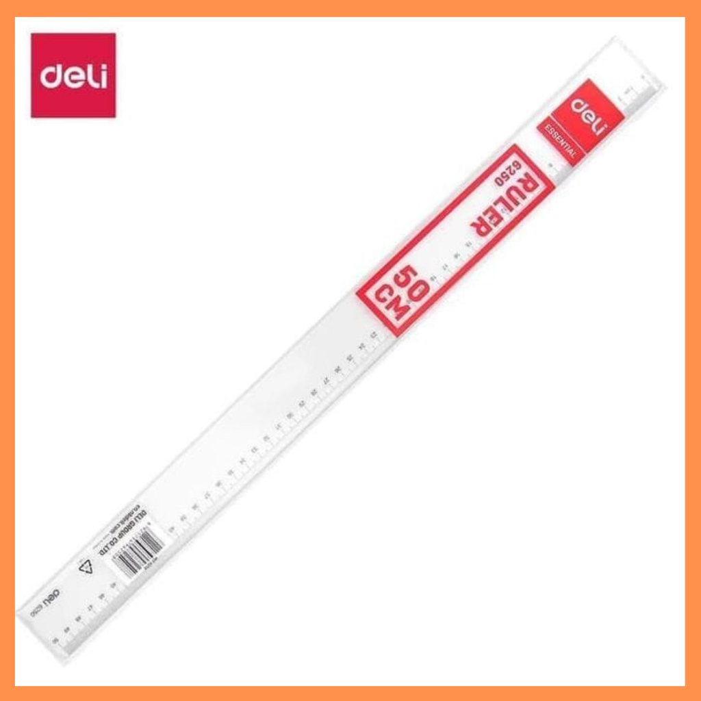 

DELI Penggaris plastik 50cm 6250
