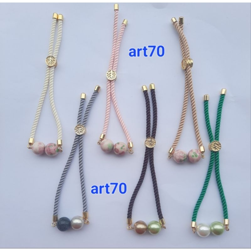 Gelang serut tali aneka warna