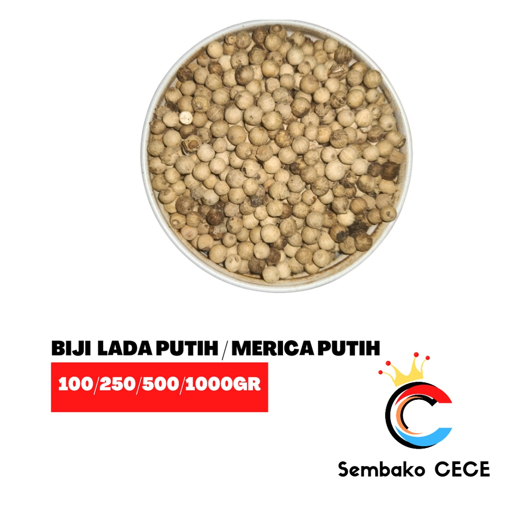 

Biji Lada Puth Merica Putih 100Gr