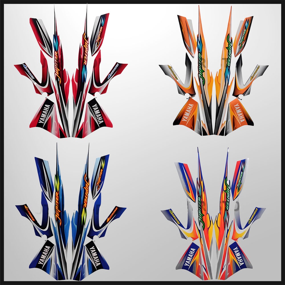 STRIPING STANDART YAMAHA JUPITER Z 2005 STIKER BODY JUPITER Z 2005 LIS BODY JUPITER 2005 TERMURAH