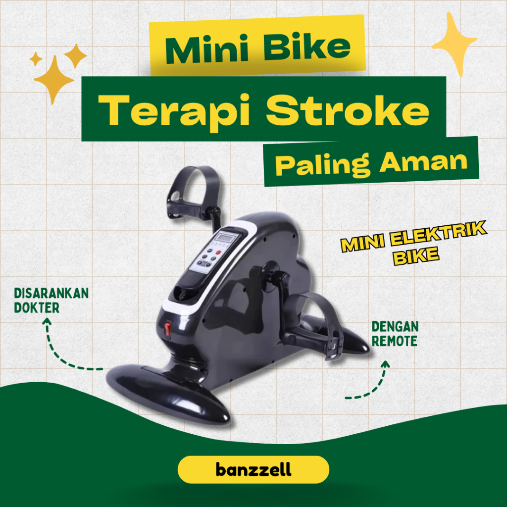 Terapi Stroke Sepeda Mini Bike Elektrik - Sepeda Mini Listrik Stroke