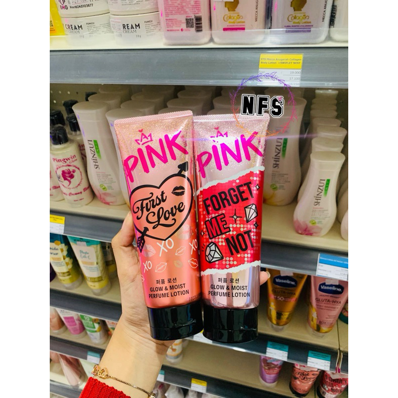 PINK Skin Lotion Glow & Moist Perfume Lotion