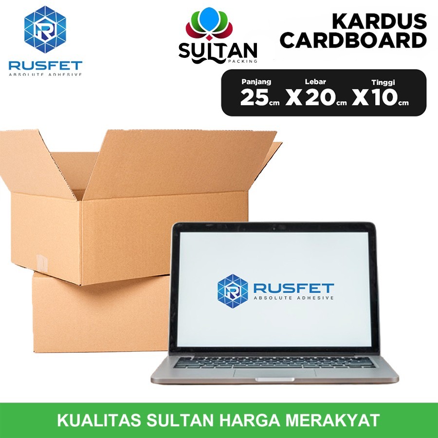

KARDUS PACKING KARTON BOX 25x20x10cm Dus Kotak Packaging Polos tebal KARDUS BESAR