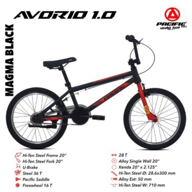 SEPEDA BMX 20 PACIFIC AVORIO 1.0 / HOTSHOT XT / ORIGINAL