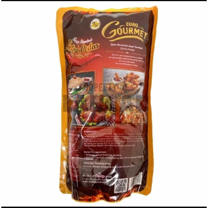 

Euro Gourmet Saus Sambal Extra Pedas 1kg
