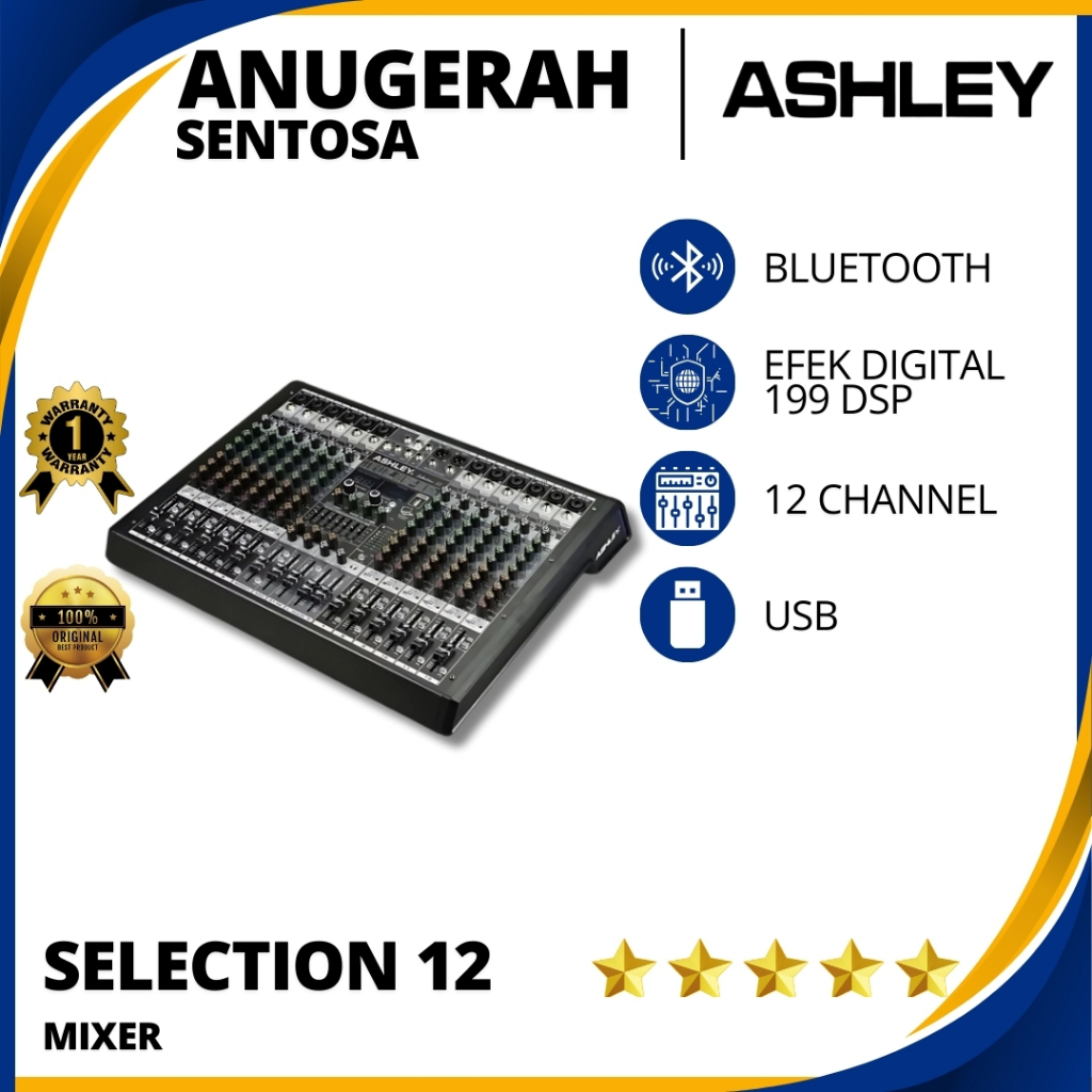 Mixer Audio Ashley Selection 12 (12 Channel) Original