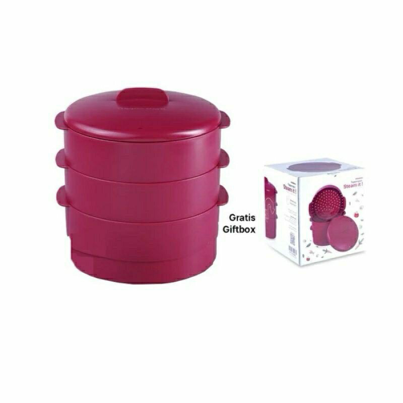 Tupperware Steam it 3 layer kukusan
