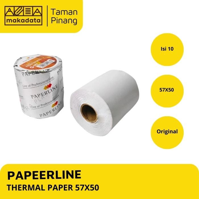 

PAPERLINE PAPER ROLL 57X50 / KERTAS ROLL KASIR (1 ROLL)