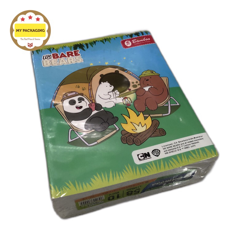 

Buku Tulis Kwarto 58 TEBAL 10 buku - Merek BAMBOO bukan SIDU - my packaging vplast [ COD ]