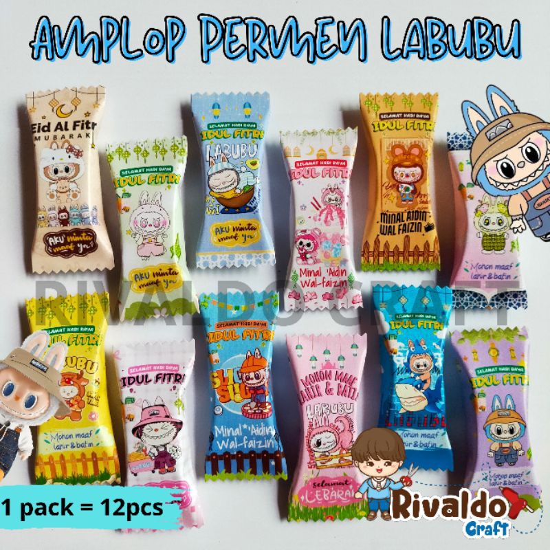 

(12pcs) Amplop Permen Labubu