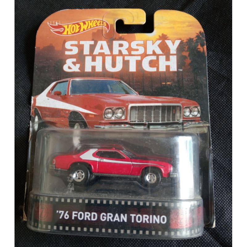 HOT WHEELS '76 FORD GRAN TORINO STARSKY & HITCH