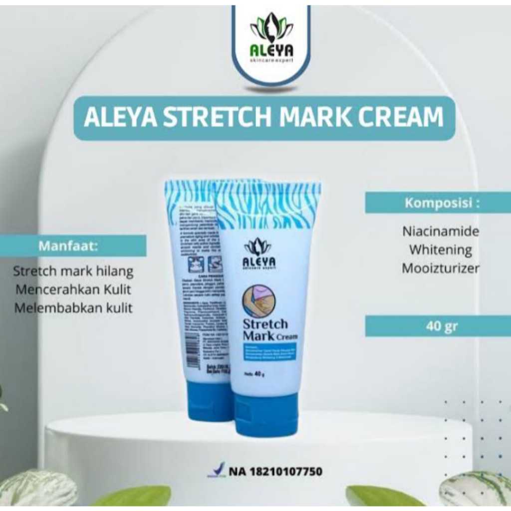ALEYA Stretch Mark Treatment Series Stretch Mark Cream Krim Anti Strechmark Aman