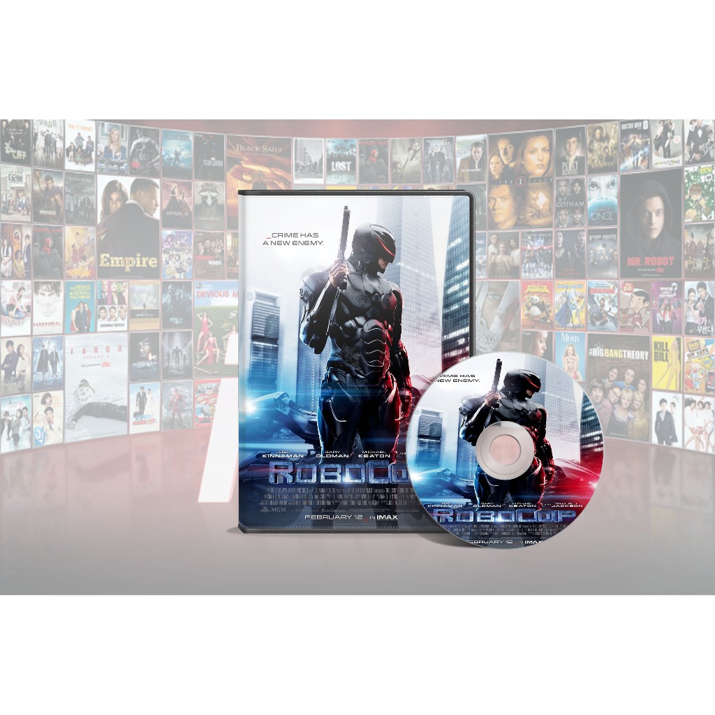 Koleksi DVD Film RoboCop & RoboCop 2 & RoboCop 3 (1987-2014)