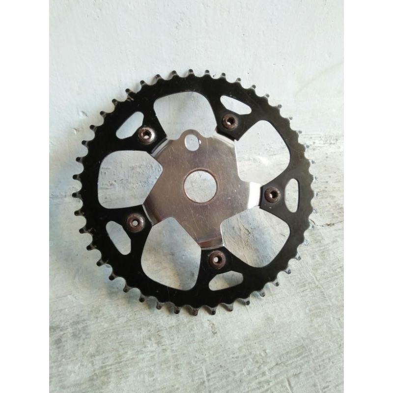 Chainring gear gir depan 44t sepeda oldschool bmx osbmx haro hutch diamondback skyway kuwahara oyama