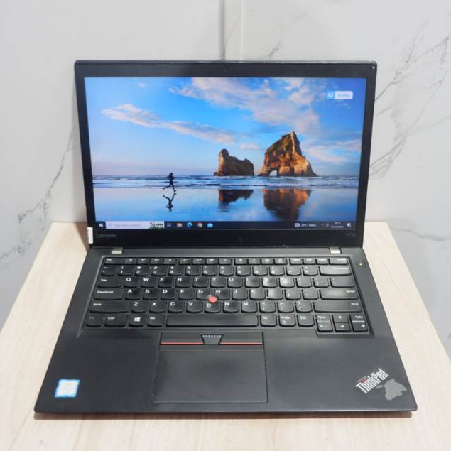 Laptop LENOVO THINKPAD T470S INTEL CORE I7-7600U RAM 8GB SSD 256GB Normal Siap Pakai - Laptop Murah 