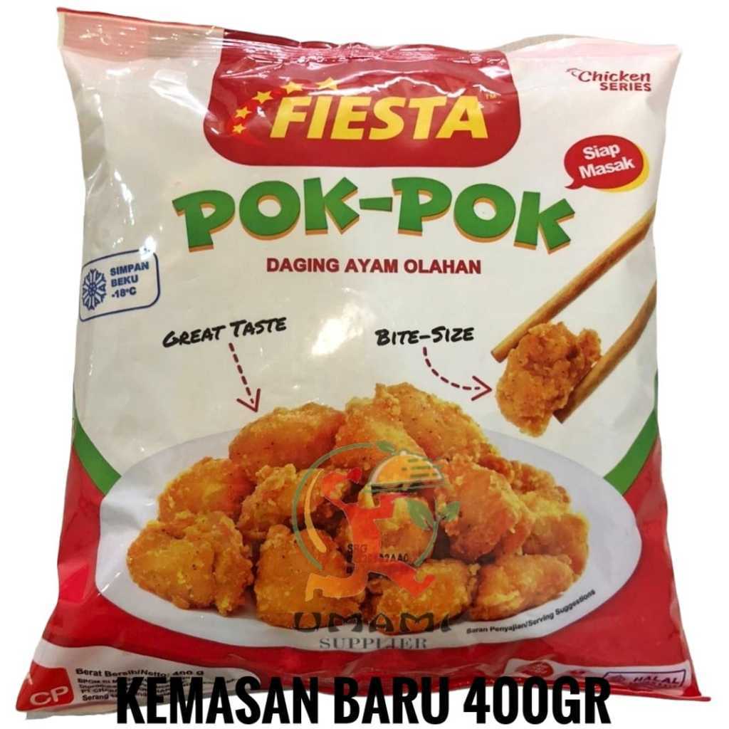 

FIESTA CHICKEN POK-POK 400G / DAGING AYAM OLAHAN POTONG KECIL