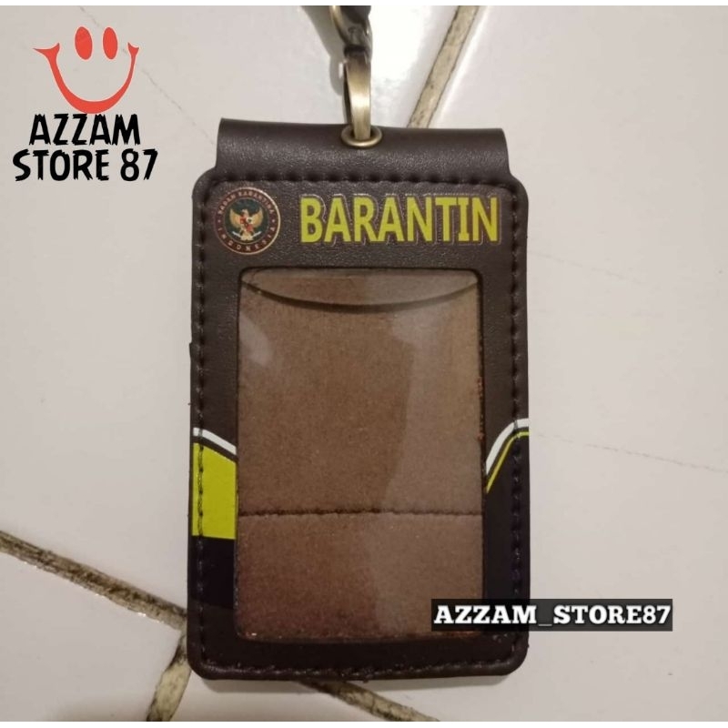 

Tali Lanyard Name Tag Holder ID Card Model Lipat Logo BARANTIN