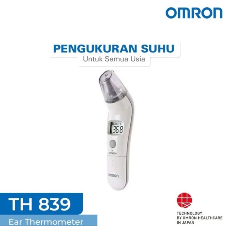 Omron TH-839S Thermometer Telinga Digital Infrared