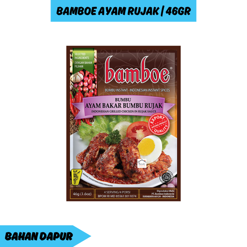 

Bamboe Ayam Bakar Bumbu Rujak Bumbu Masakan Khas Indonesia