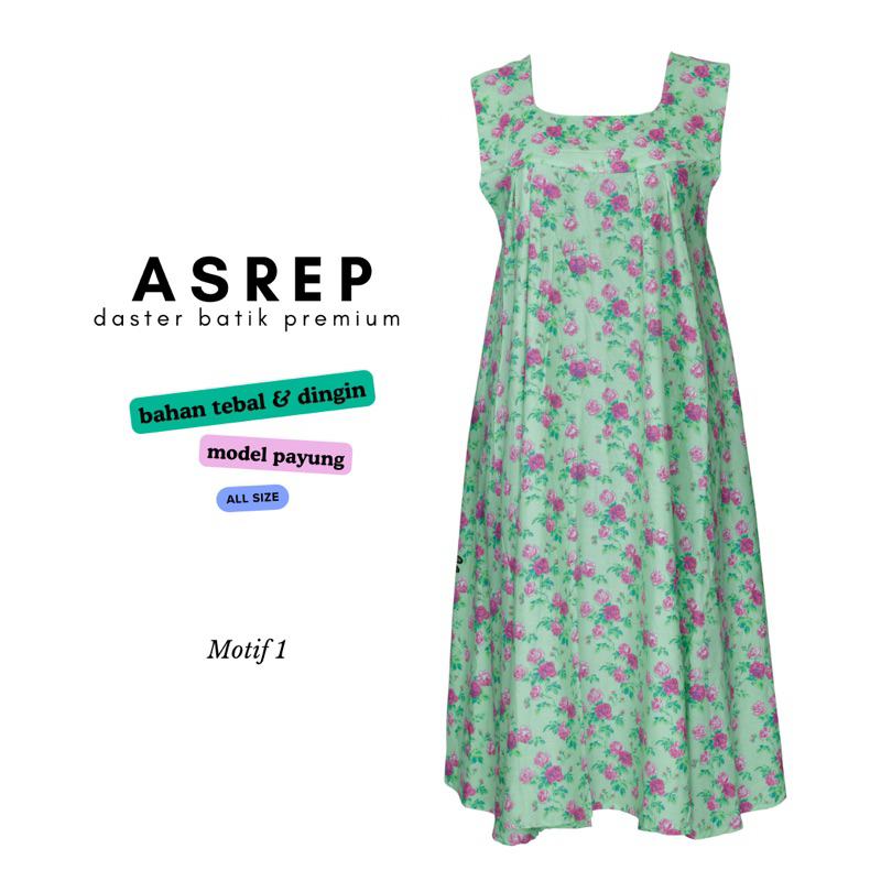 ASREP daster batik premium - Batik Pertiwi jogja