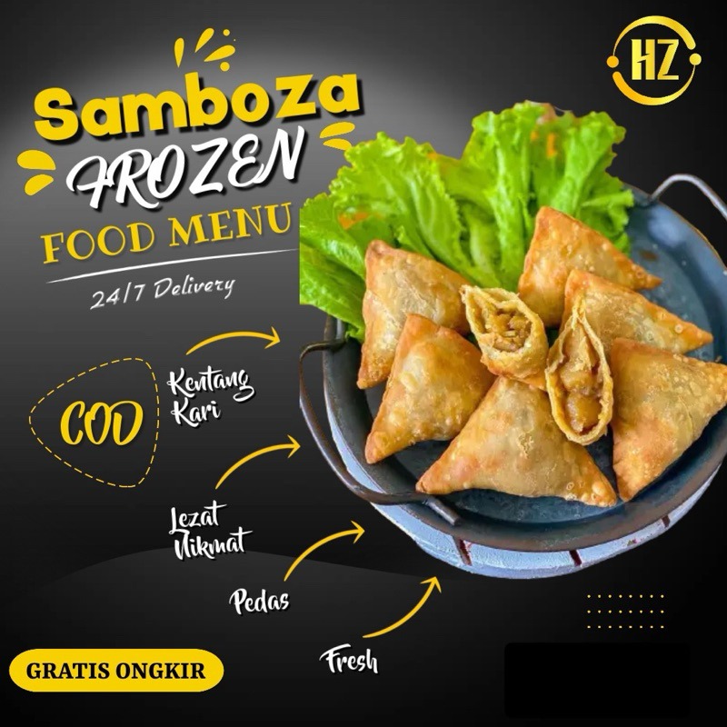 

Samboza Sambosa Frozen Food Khas Arab Cabe Ijo 1 Pack Isi 10Pcs KHUSUS ORDERAN INSTAN PONTIANAK
